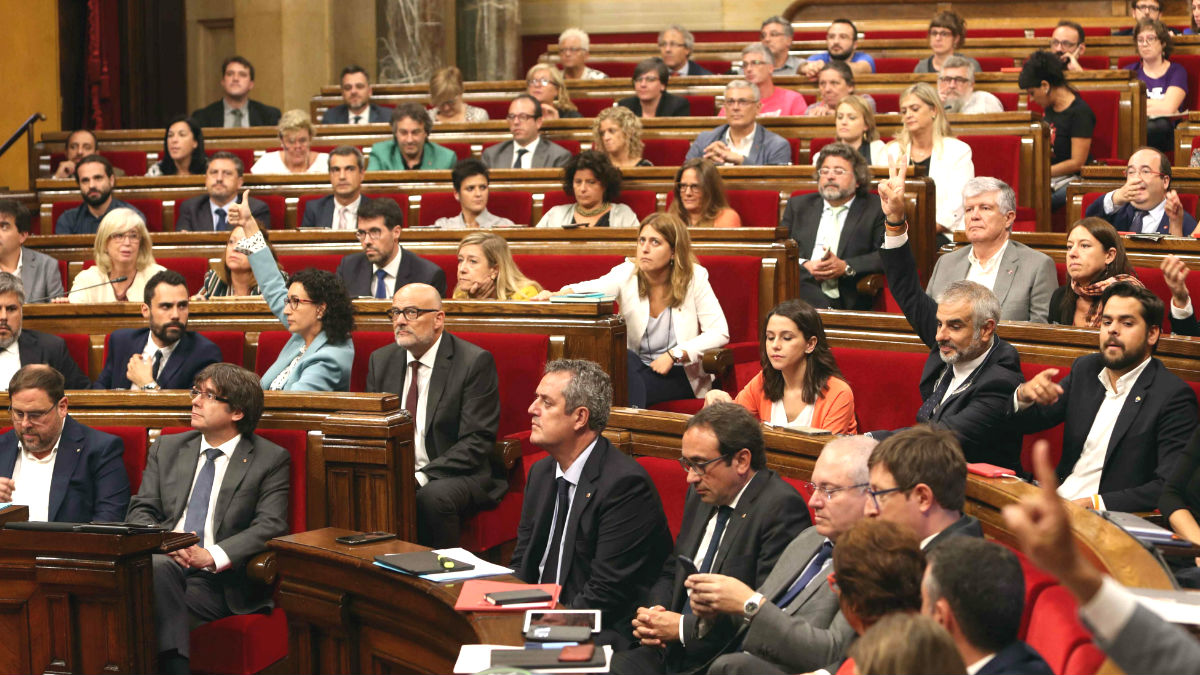 El Pleno del Parlament de Cataluña (Foto: Efe)
