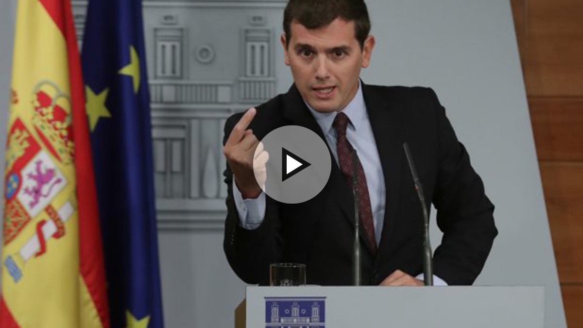 RAJOY SE REÚNE CON ALBERT RIVERA EN MONCLOA