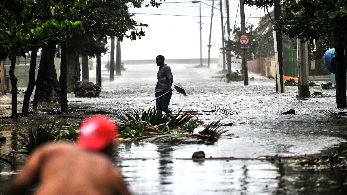 Efectos del huracán Irma (Foto: AFP).