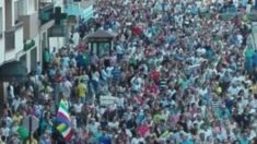 Manifestación en Linares