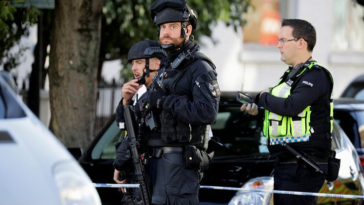 Policía en Londres.