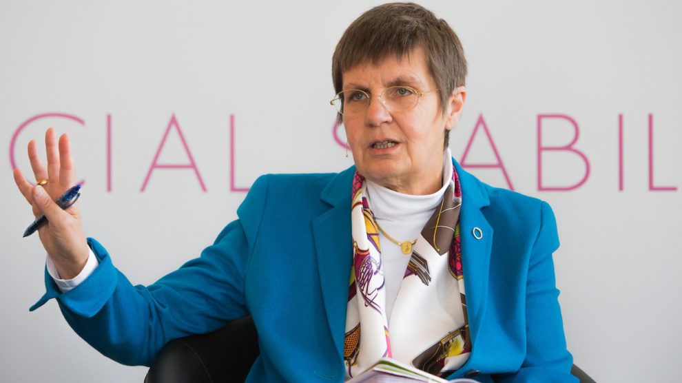 La presidenta de la Junta Única de Resolución (JUR), Elke König.