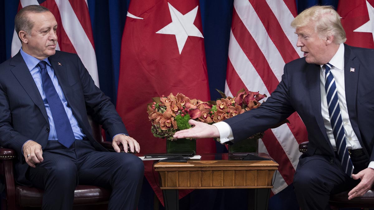 Recep Tayyip Erdogan y Donald Trump. (Foto: AFP)
