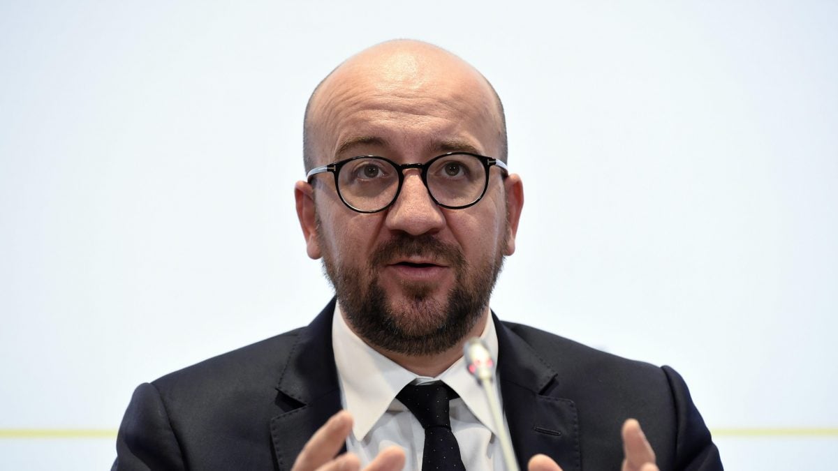 Charles Michel, primer ministro de Bélgica.