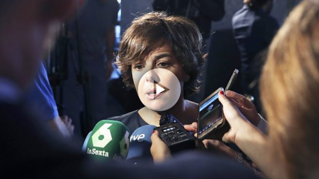 Soraya a Puigdemont: «¿Hasta cuándo vas a seguir abusando y tensionando al pueblo de Cataluña?»