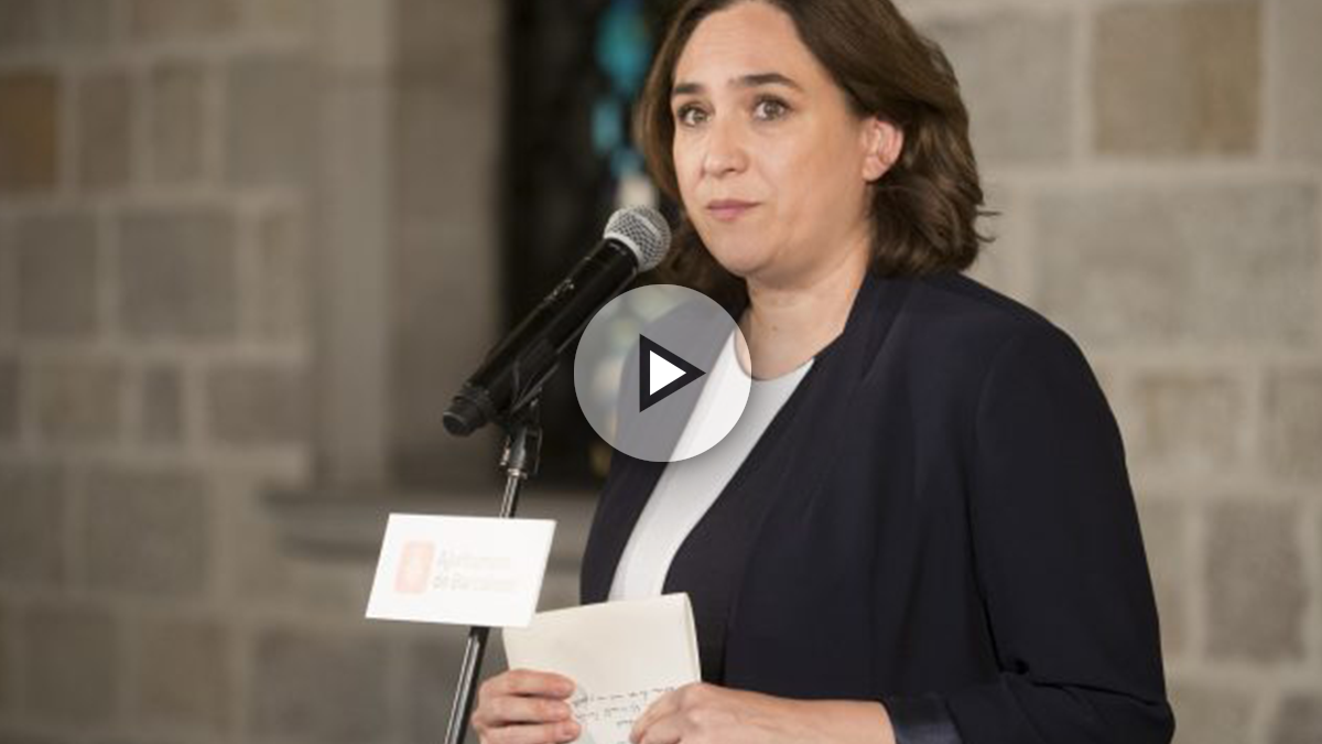 Ada Colau, alcaldesa de Barcelona. (Foto: EFE)