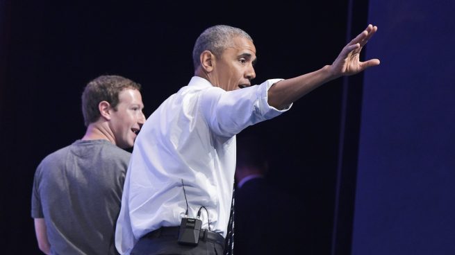 Barack Obama y Mark Zuckerberg
