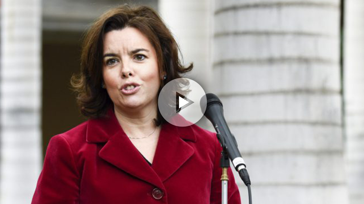 Soraya Sáenz de Santamaría. (Foto: AFP)