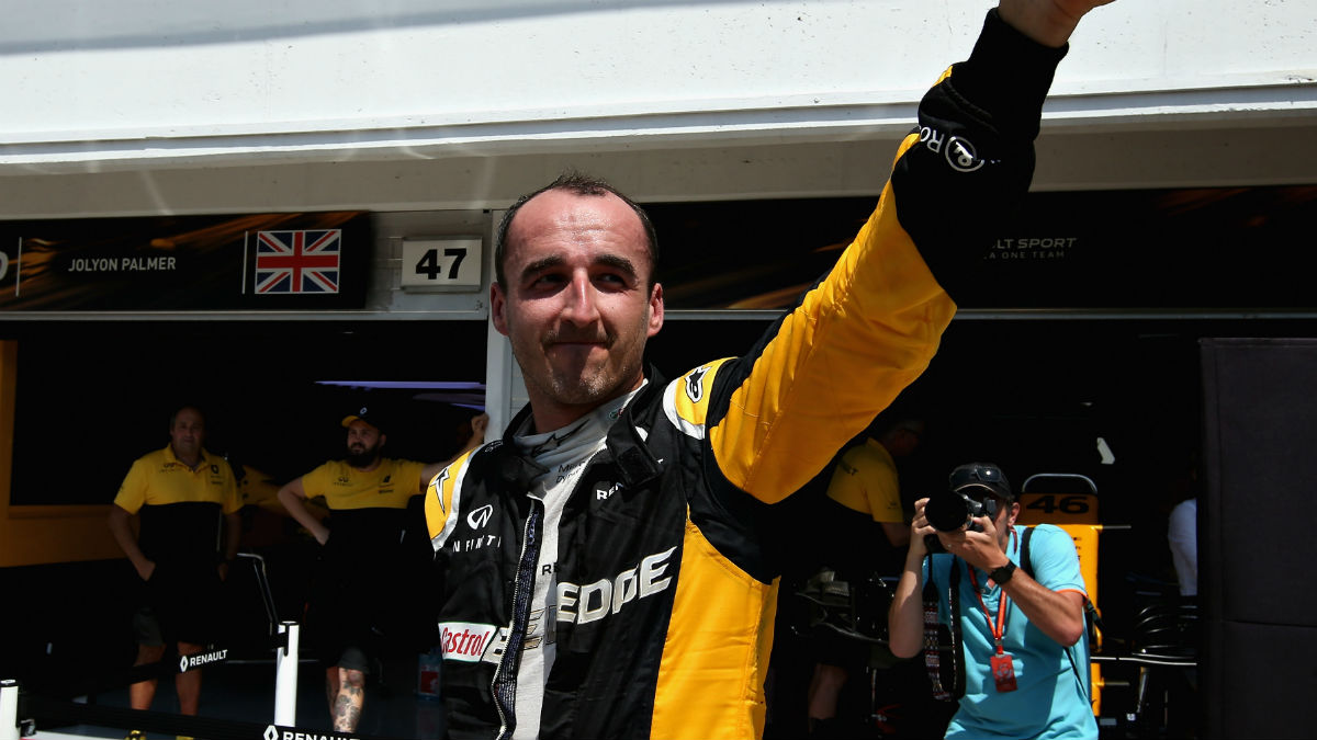 Robert Kubica se muestra convencido de sus posiblidades de volver a la Fórmula 1 tras los test realizados con el equipo Renault. (Getty)