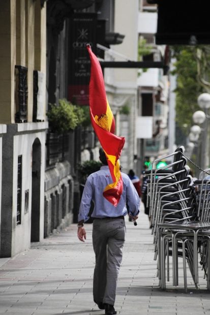 Madrid banderas España