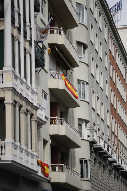Madrid banderas España
