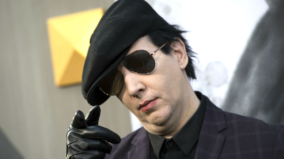 Marilyn Manson en una reciente imagen (Foto: AFP).