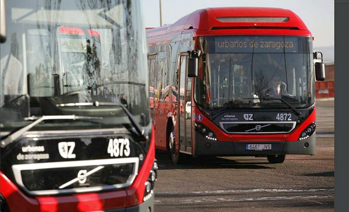 Los autobuses y tranvías de Zaragoza se reforzarán en los Pilares 2017