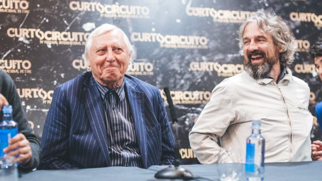 Peter Greenaway en la jornada inaugural del Curtocircuito FEstival de Cine de Santiago de Compostela. Foto: Aigi Boga Photography