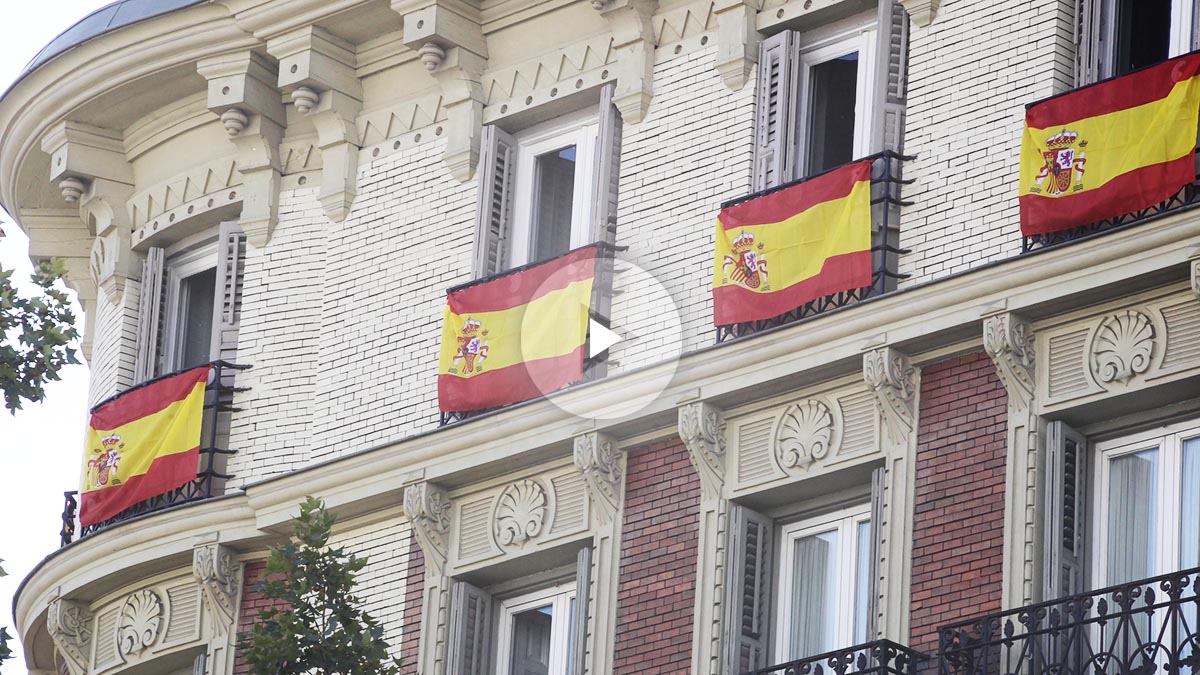 Banderas de España en Madrid (Francisco Toledo)
