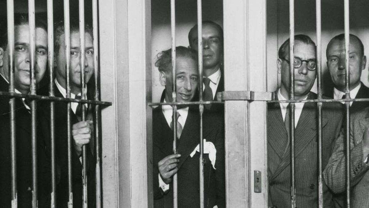 Lluís Companys en prisión.