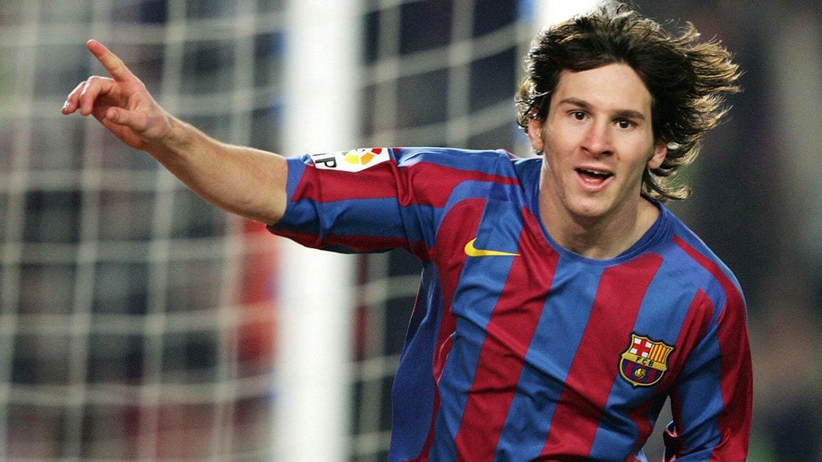 Lionel Messi comenzó su andadura en el F.C. Barcelona en el año 2003.