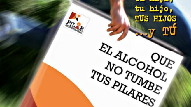 Campaña ‘Que el alcohol no tumbe tus Pilares’ en las Fiestas del Pilar 2017