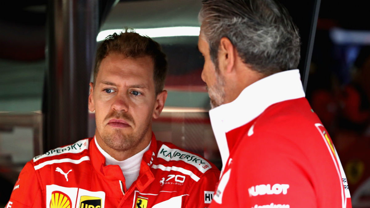 Sebastian Vettel considera que sus opciones en el mundial de esta temporada son ya mínimas, tras los últimos problemas de fiabilidad mostrados por Ferrari en las carreras más recientes. (Getty)