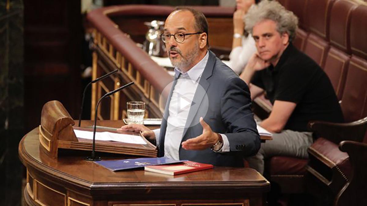 Carles Campuzano, portavoz del PDeCAT en el Congreso de los Diputados. (Foto: Francisco Toledo)