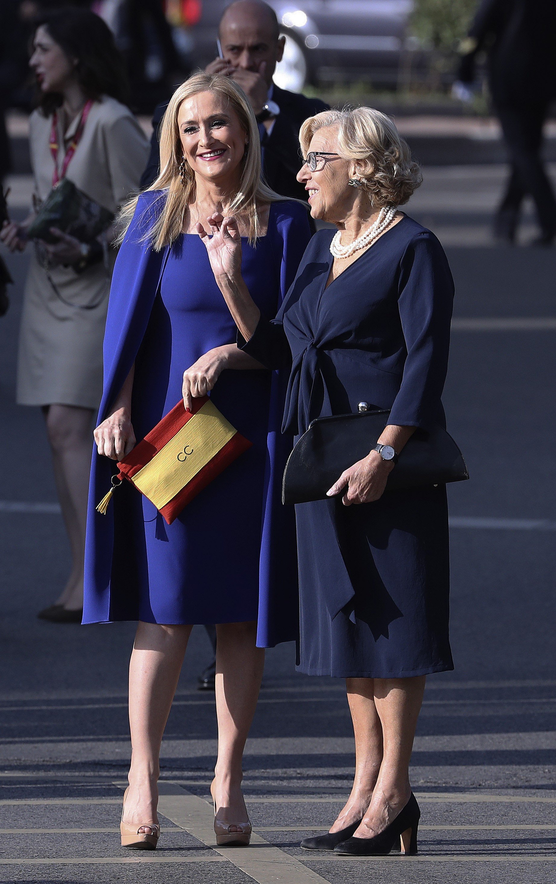 Cristina Cifuentes y Manuela Carmena