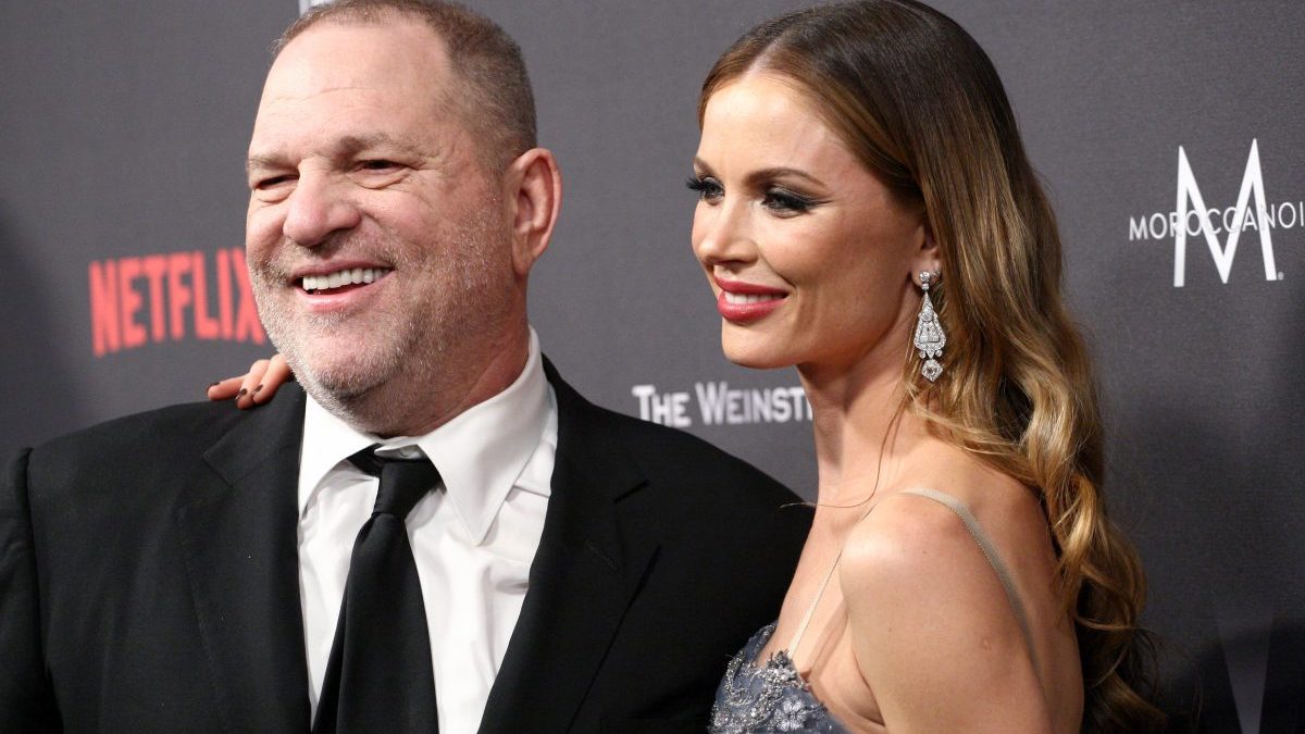 Harvey Weinstein y su mujer Georgina Chapman (Foto. Getty)