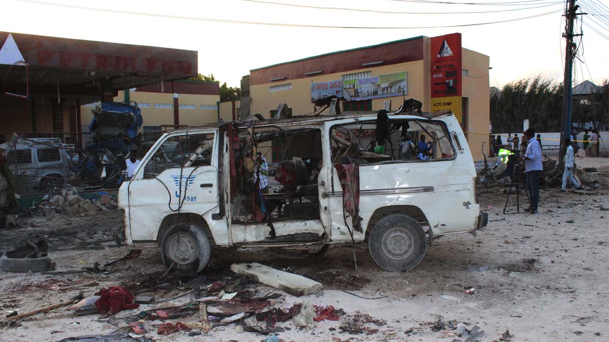 Imagen de archivo de un atentado en Mogadiscio. (Foto: AFP)