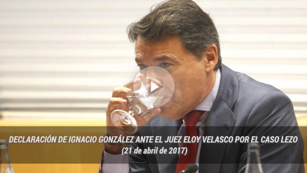 Declaración del expresidente de la Comunidad de Madrid, Ignacio González, ante el juez Eloy Velasco por el caso Lezo (21 de abril de 2017).