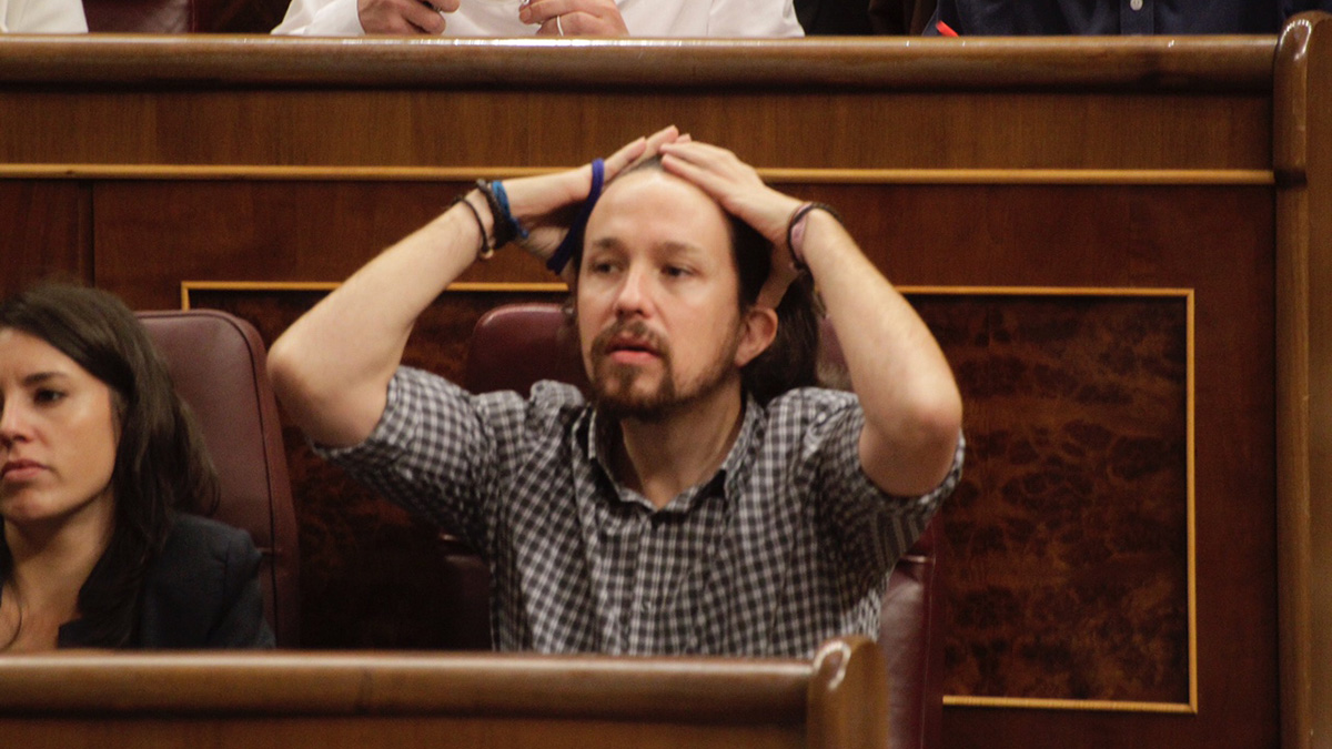 Pablo Iglesias en el Congreso. Foto: Francisco Toledo.