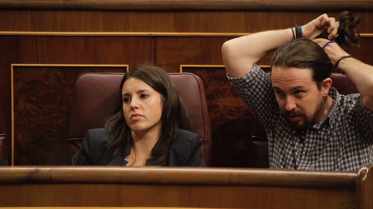 El líder de Podemos, Pablo Iglesias, en el Congreso de los Diputados. (Foto: FRANCISCO TOLEDO)