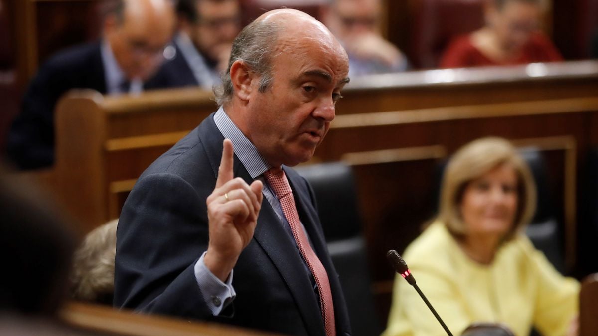 El ministro de Economía, Luis de Guindos (Foto: EFE).