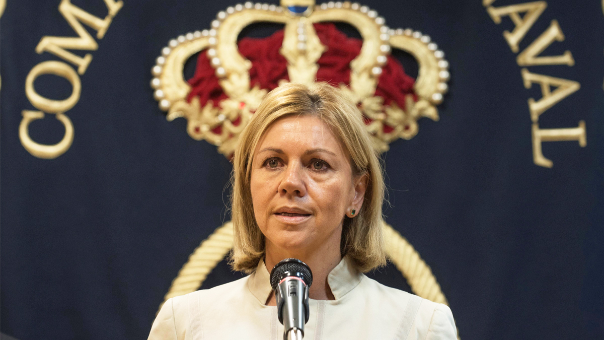 María Dolores de Cospedal, ministra de Defensa y secretaria general del PP. (Foto: EFE)