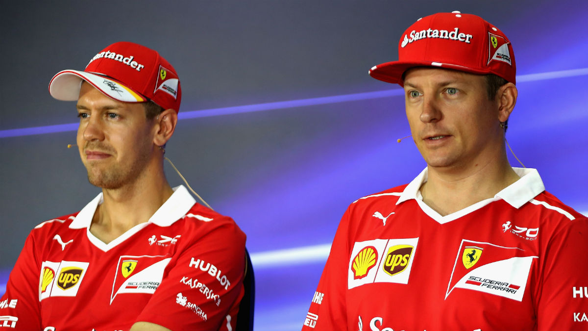 Sebastian Vettel ha reconocido que Kimi Raikkonen es el mejor compañero que ha tenido nunca desde que está en la Fórmula 1. (Getty)