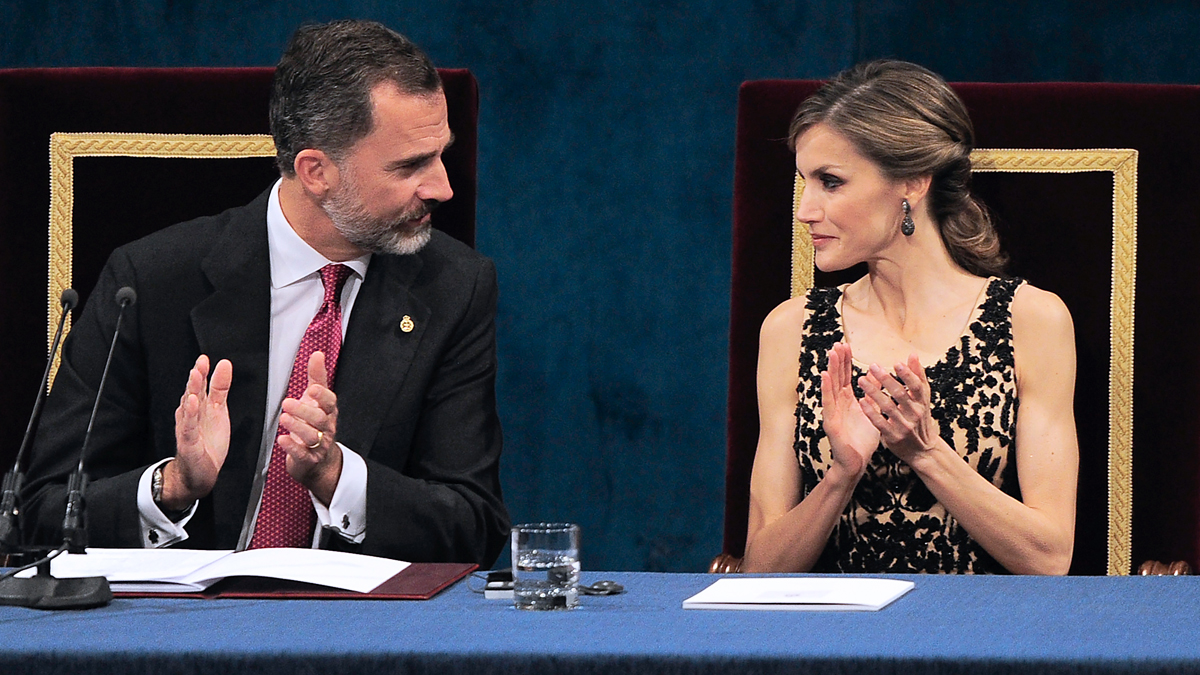 Felipe VI y doña Letizia. (Foto: AFP)