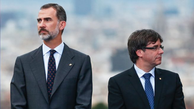 Felipe VI y Carles Puigdemont