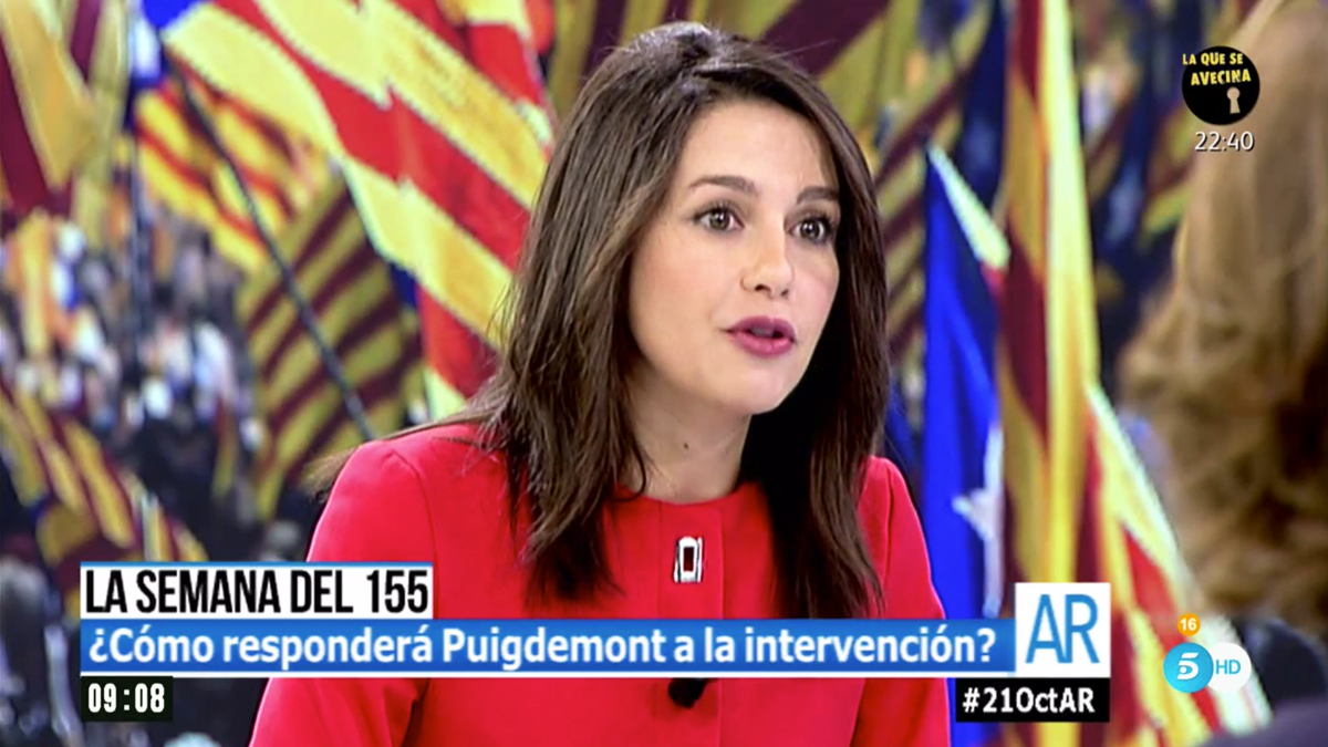 Inés Arrimadas en ‘El programa de Ana Rosa’.