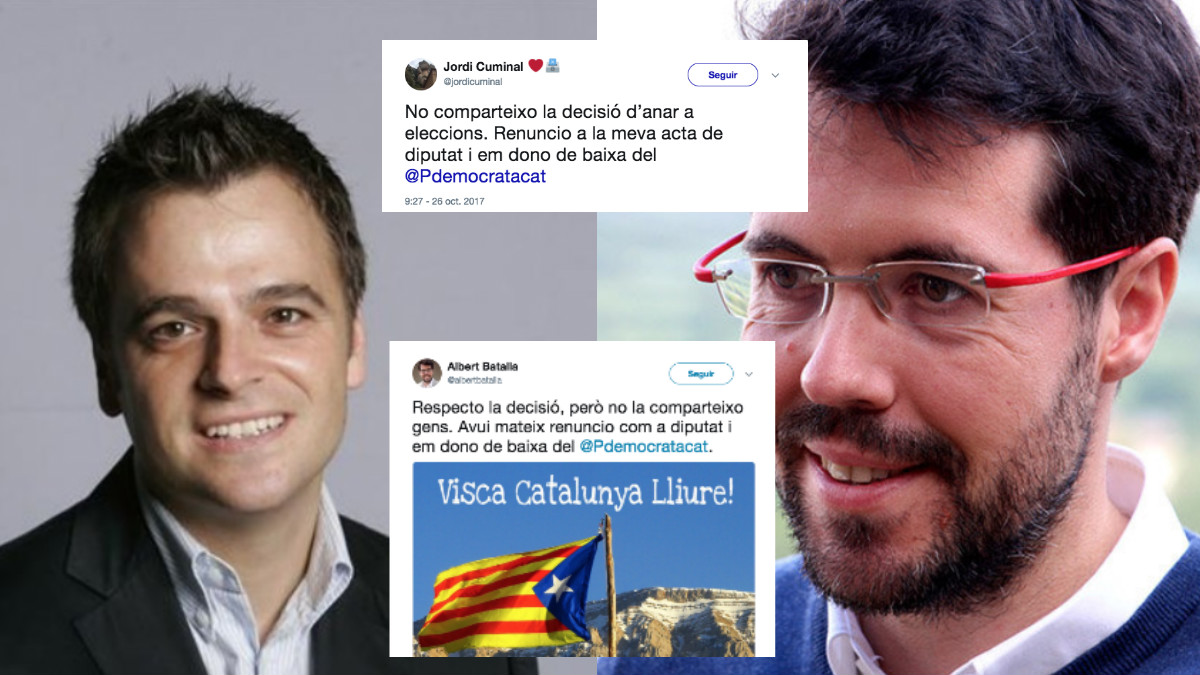 Jordi Cuminal y Albert Batalla se dan de baja del PDeCAT