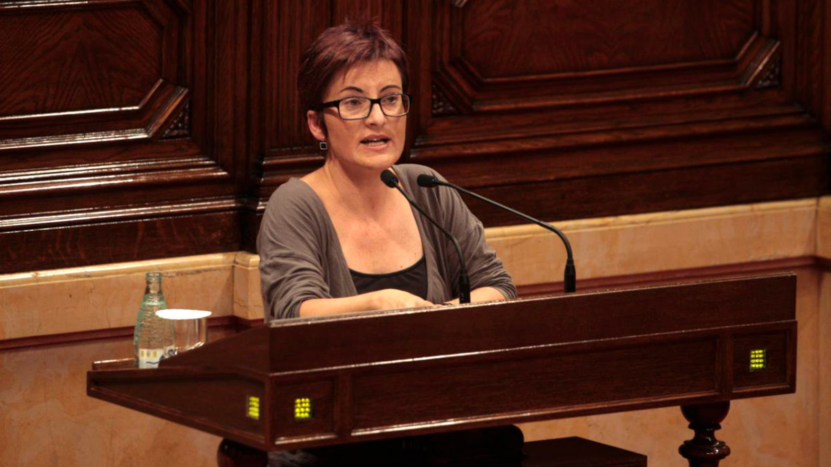 Marta Ribas, portavoz de SíQueEsPot en el Parlament.