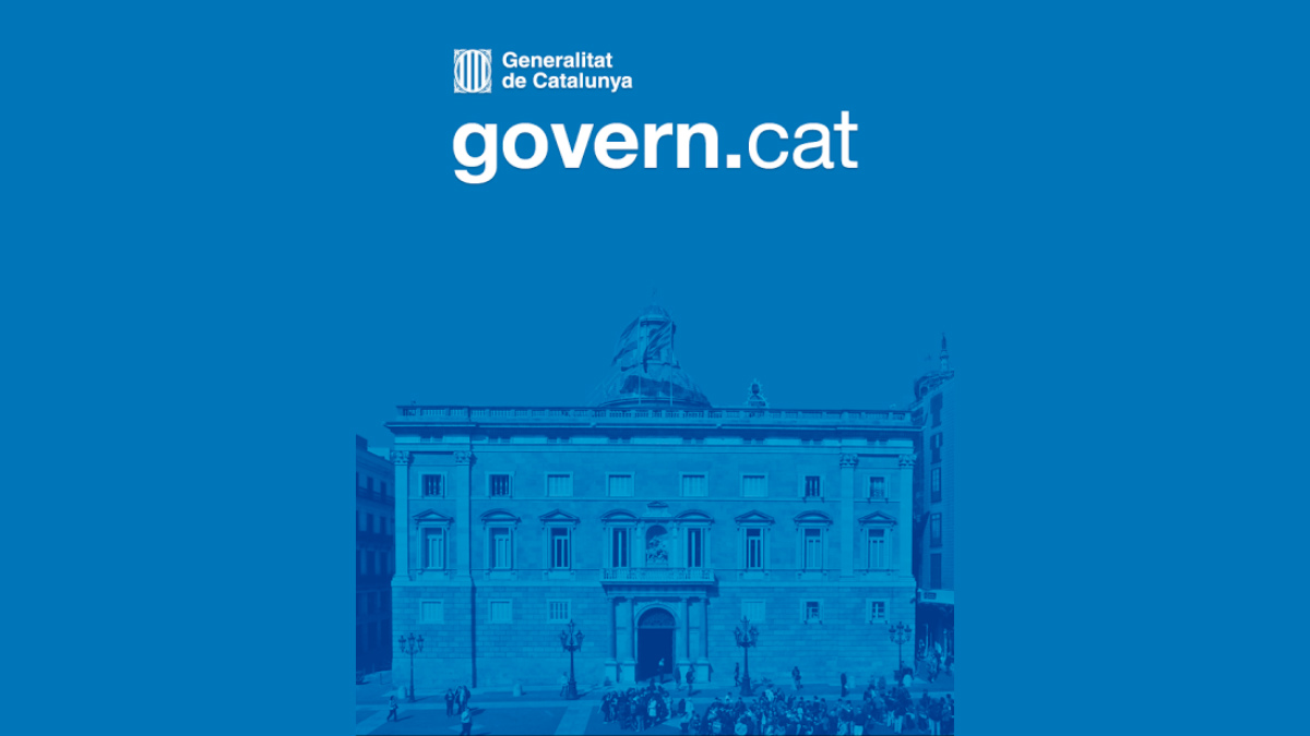 Página web oficial del Govern de Cataluña.