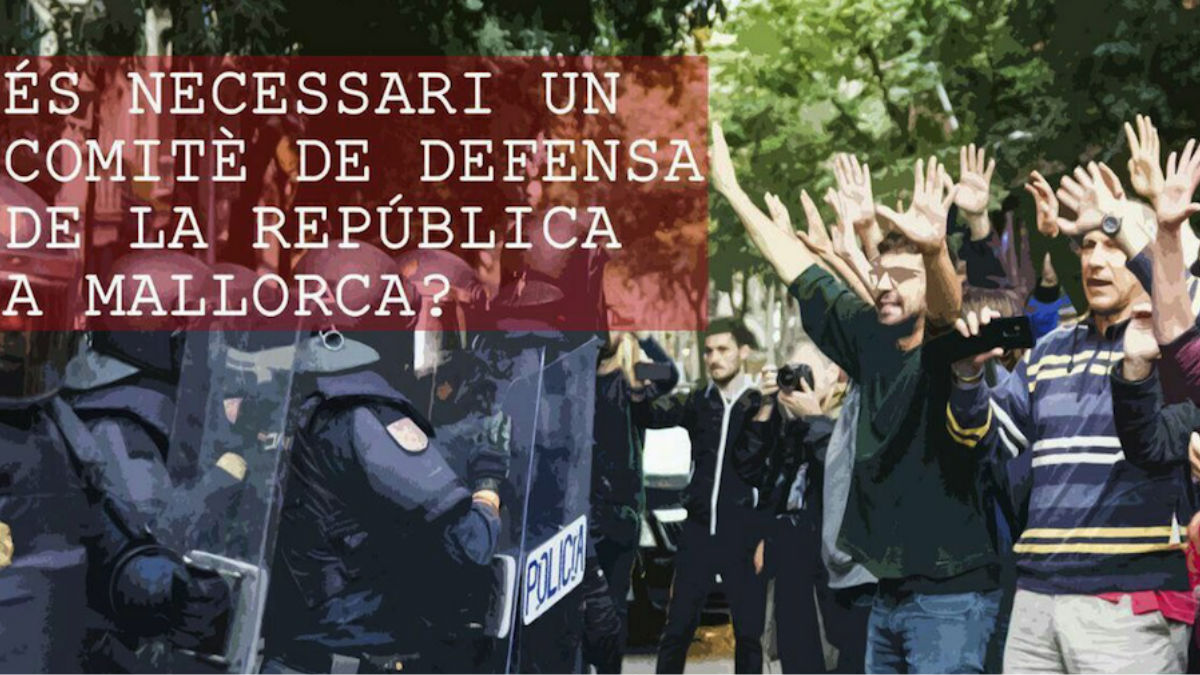 Convocatoria de Defensa de la República en Mallorca