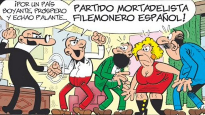 Mortadelo y Filemón, la pareja emblema del cómic español creadas por el dibujante Ibañez.