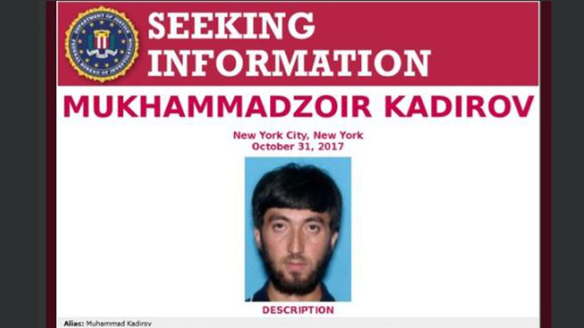 Mukhammadzoir Kadirov, sospechoso de colaborar en el atentado de Nueva York.