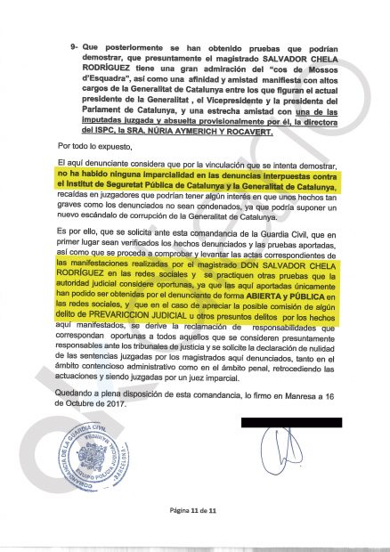 Denuncia por prevaricación contra el juez Chela por la Plataforma de Afectados del ISPC