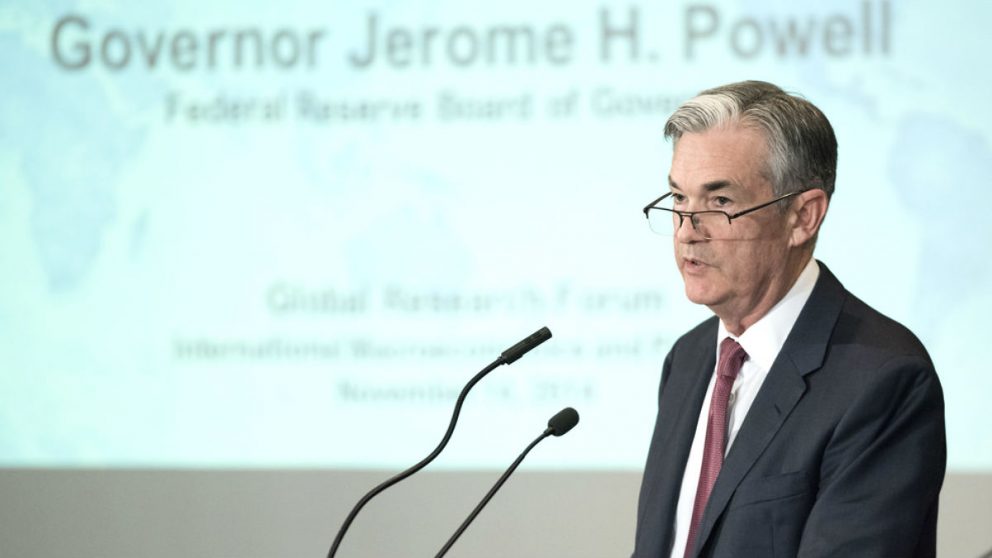 Jerome Powell, presidente de la Reserva Federal de EEUU.