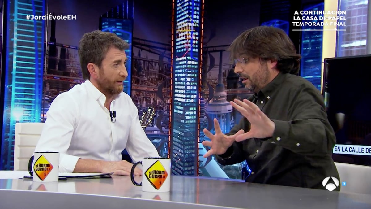 Pablo Motos entrevista a Jordi Évole en ‘El Hormiguero’ (Antena 3).