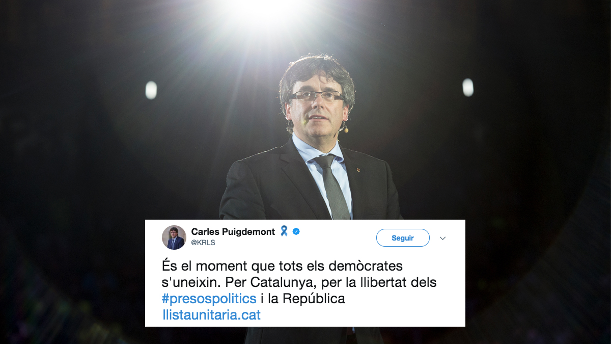 Carles Puigdemont, ex presidente de la Generalitat de Cataluña. (Foto: AFP)