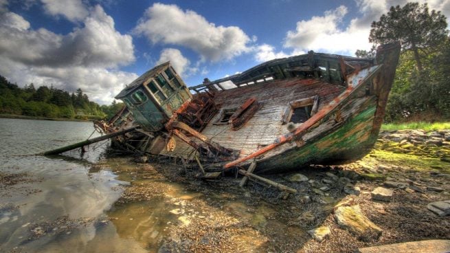 barcos abandonados