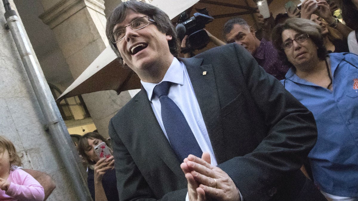 El expresidente de la Generalitat de Cataluña Carles Puigdemont. (Foto: EFE)