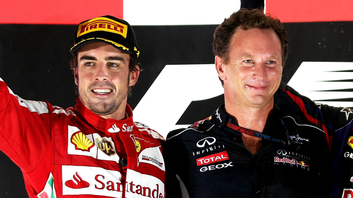 Christian Horner ha reconocido que Red Bull estuvo a punto de contratar a Fernando Alonso en varias ocasiones. (Getty)