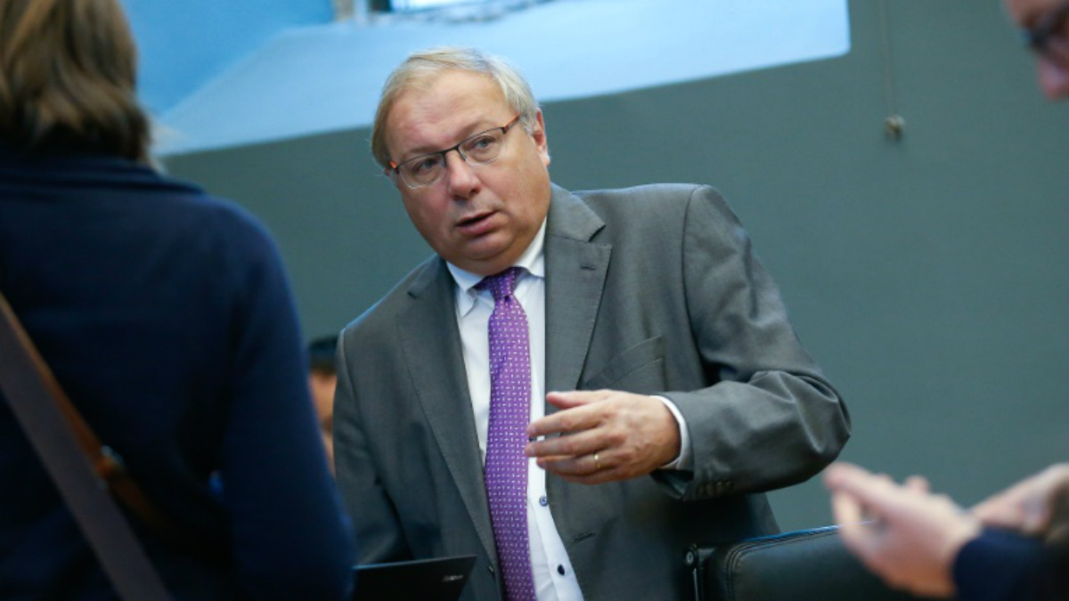 El presidente del Parlamento de Valonia (Bélgica), André Antoine.